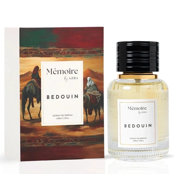 Bedouin Extrait de Parfum Spray 100ml (3.4 Oz) Memoire Collection by Azha | Desert Majesty in Every Drop