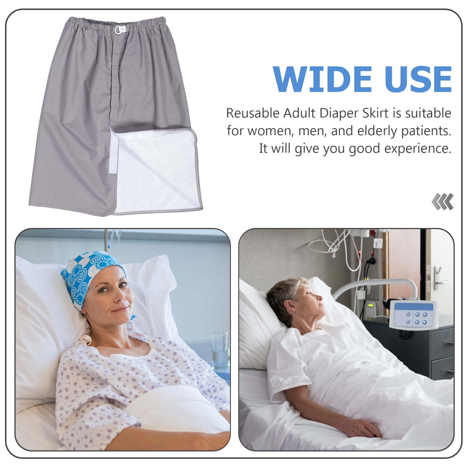 Bedridden Elderly Urine Pad Adult Diaper Skirt Wearable Incontinence