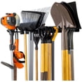 thumbnail image 1 of Bedrock Tool Garage Tool Organizer Wall Mount, Garage Organization and Storage, Shovel & Rake Hangers Garden Yard Tool Rack, Industrial Steel Holds 250 Pounds, 1 of 7