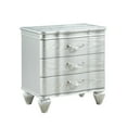thumbnail image 1 of Bedroom 3 Nightstand In Silver Finish - Elegant And Practical, 1 of 2