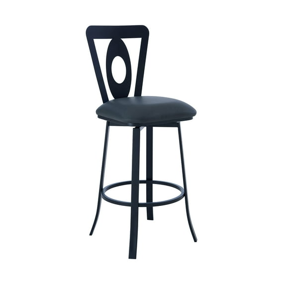 Bedroom Benches Lola Contemporary 26" Counter Height Barstool in Matte