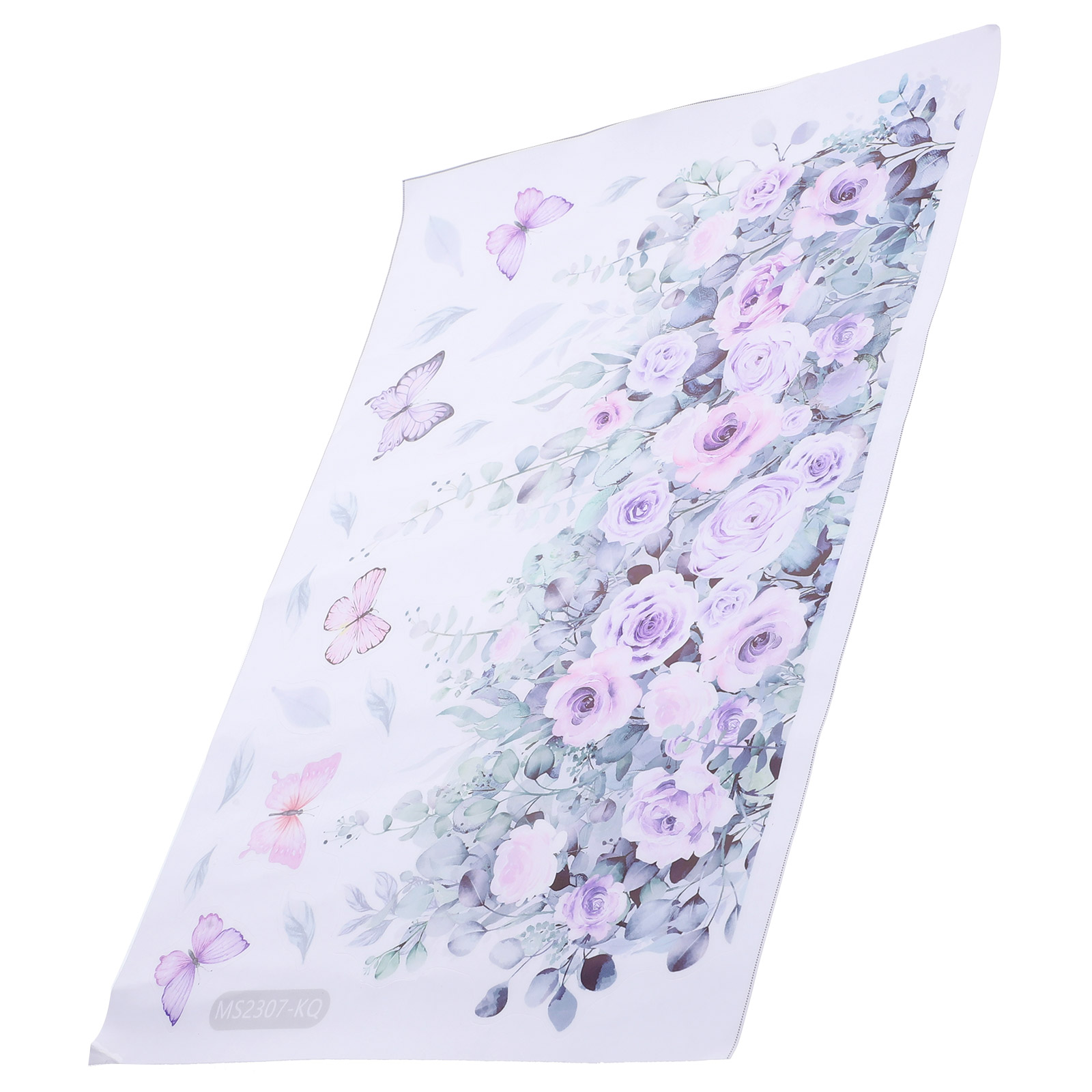 Bedroom Butterfly Flower Wallpapers Decal for Sticker Home Decor Decorative Stickers Pvc