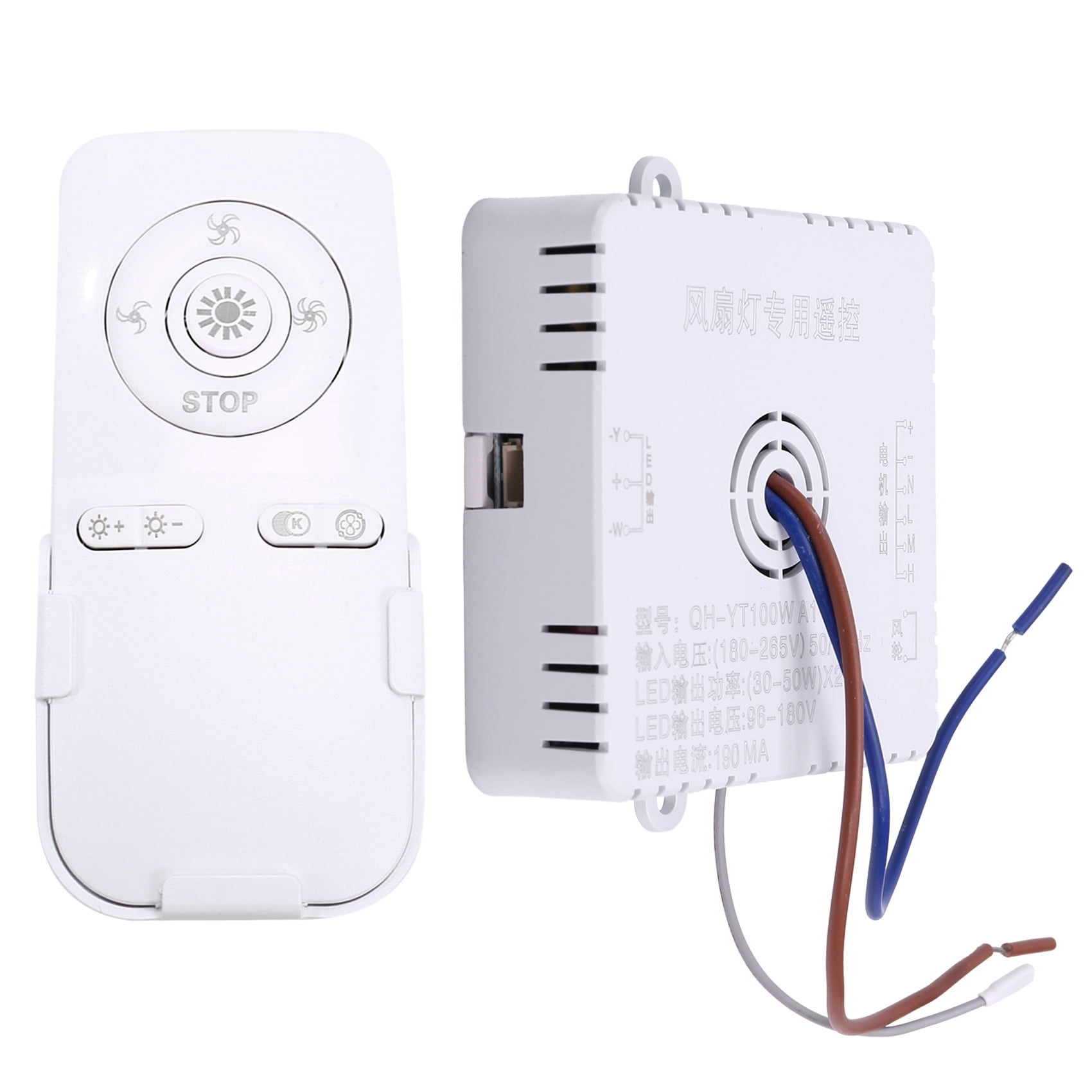 Bedroom Ceiling Fan Light Remote Control 100W Receive Controller Driver