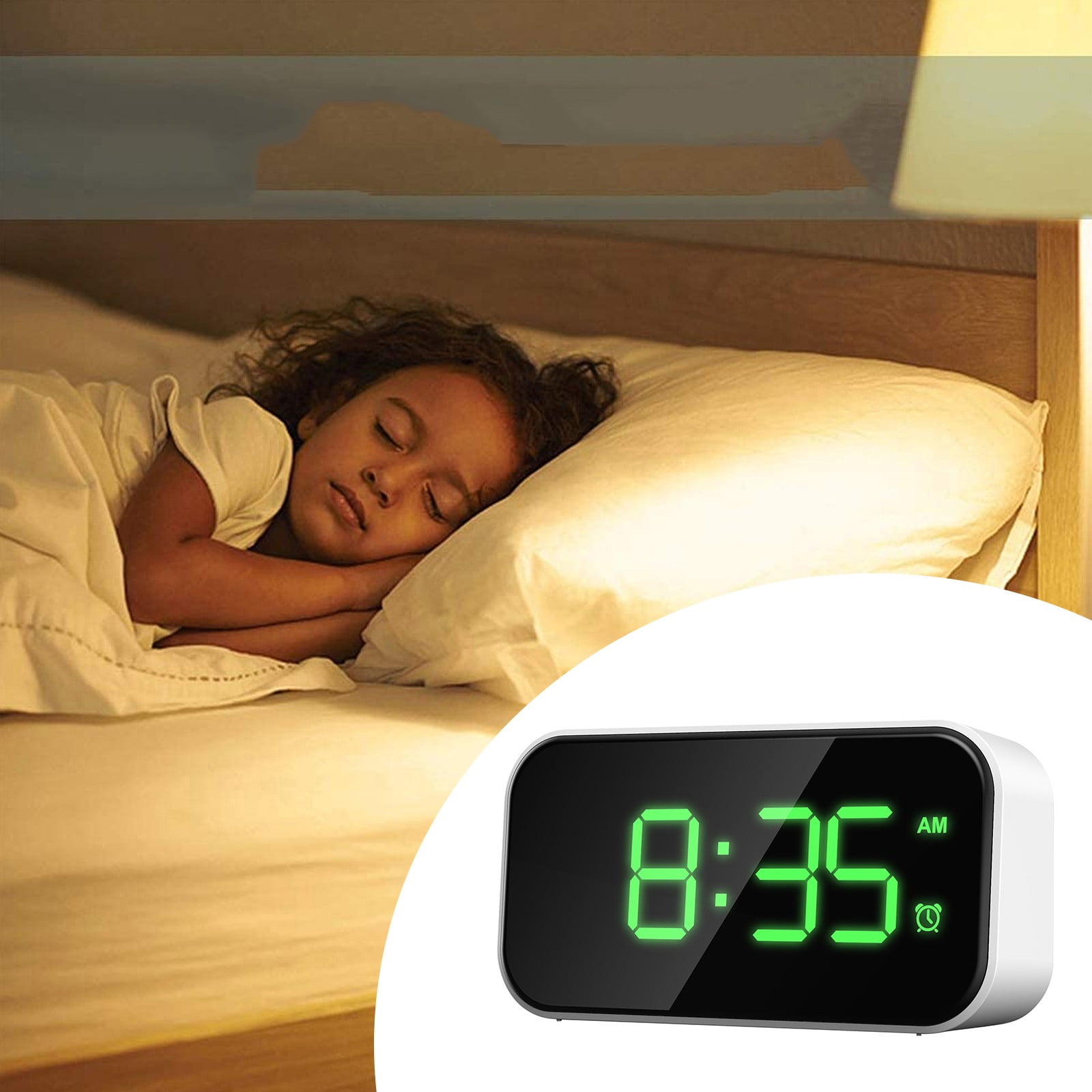 Bedroom Clocks For Seniors The Hatch Alarm Clock Led Clock Digital Wall Small Led Digital Alarm