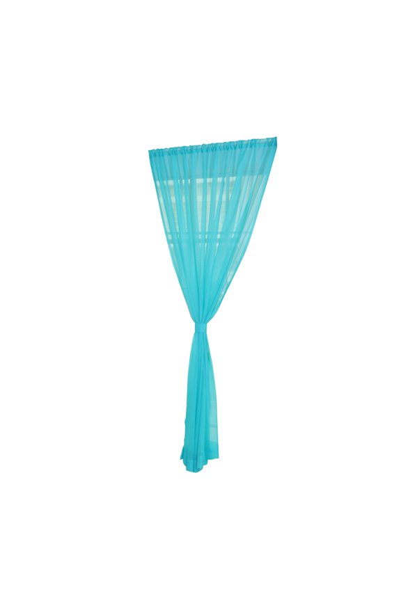 Transparent Window Shades in Blue for Privacy Light Filtering 1Pcs
