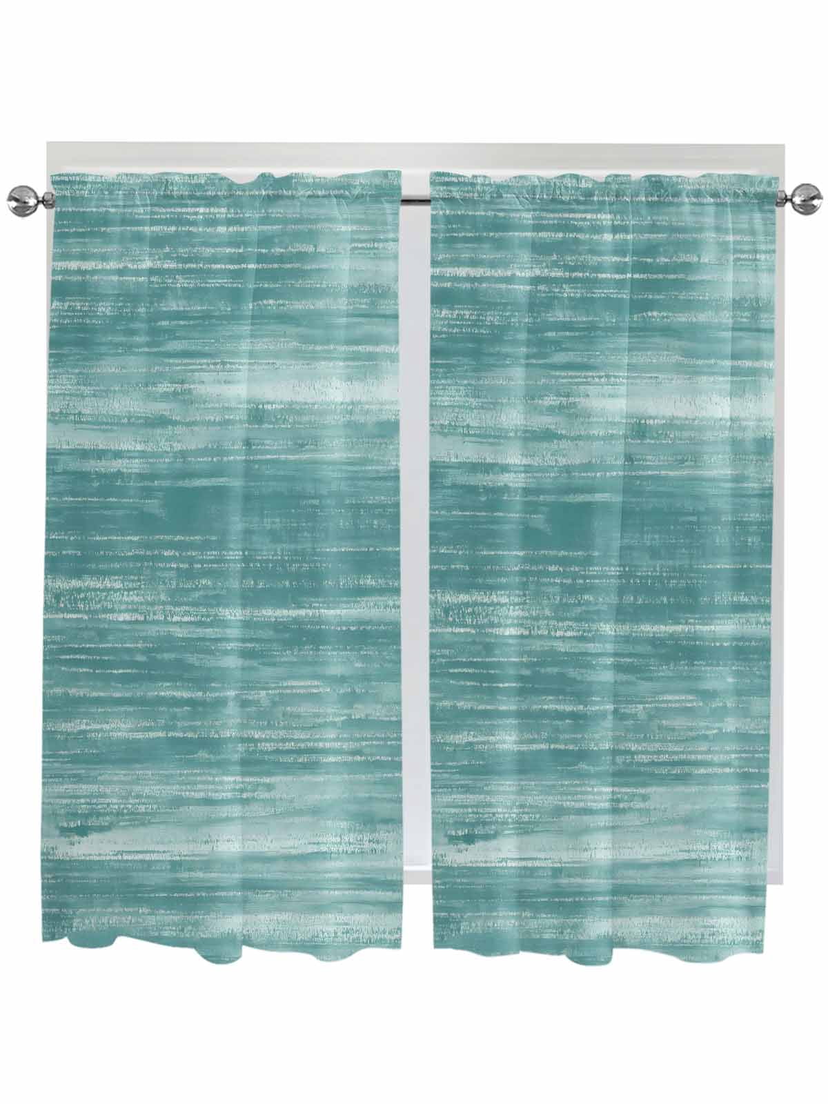 Curated visual reference: Picture Idea: Bedroom Curtains 63 Inches Length Duck Green Window Treatment Curtain