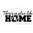 thumbnail image 1 of Bedroom Décor No Place Like Home Softball Wall Decals Vinyl Lettering Art 28x11-Inch Blk, 1 of 5
