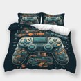 thumbnail image 1 of Bedroom Decor 3D Gamepad Printed Quilt Cover Duvet Cover Pillowcase Girl Boy Highend Bed Set,Full (80"x90"), 1 of 5