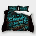 thumbnail image 1 of Bedroom Decor Bedspreads Teen Adult Cool Comforter Cover Pillowcase Gamepad Printed Bed Set,Full (80"x90"), 1 of 5
