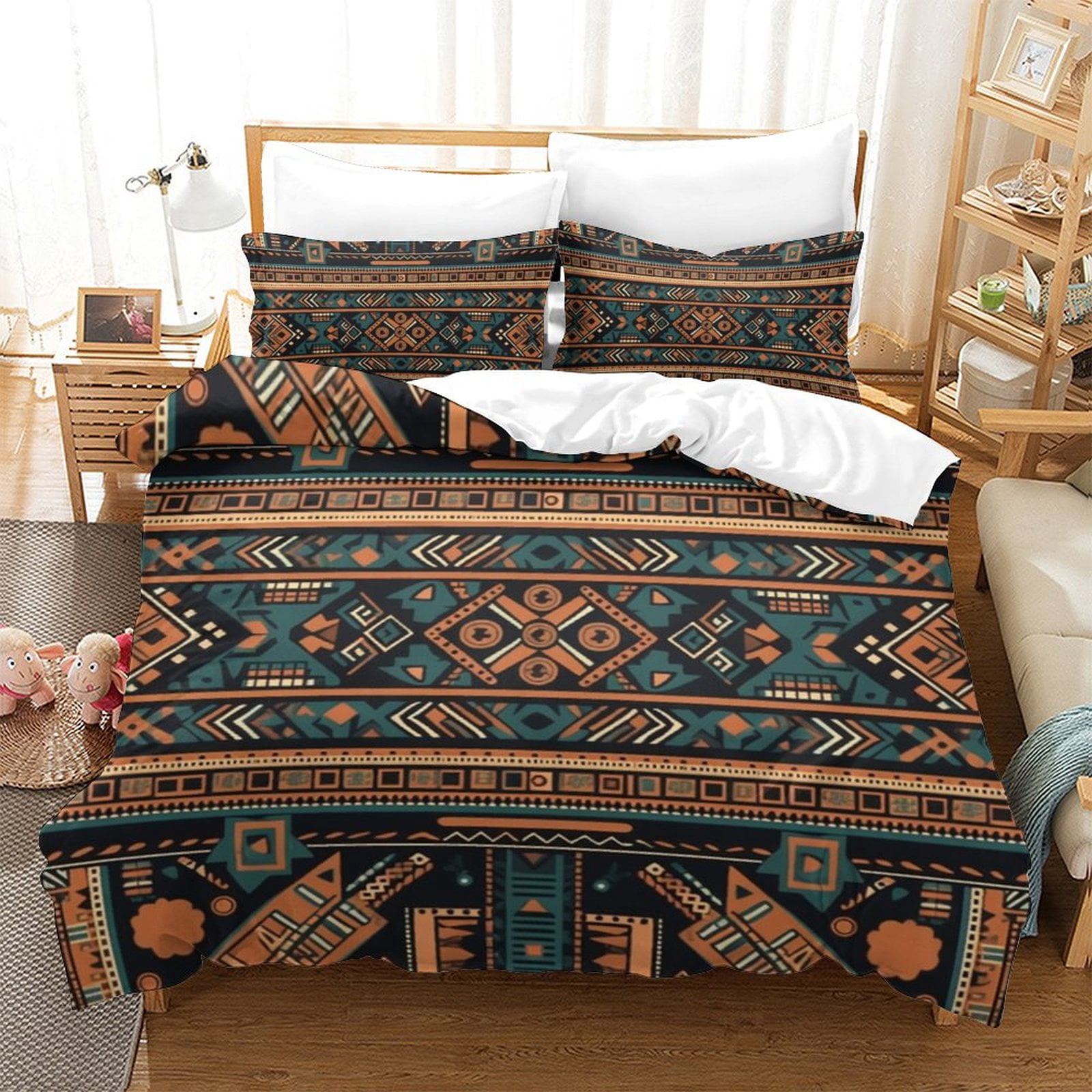 Bedroom Decor Bohemian Style Duvet Cover Set Quilt Cover Pillowcase ...