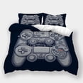 thumbnail image 1 of Bedroom Decor Fantasy Game Controller Printed Comforter Cover Pillowcase Boys Men Bed Set,Queen (90"x90"), 1 of 5