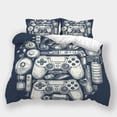 thumbnail image 1 of Bedroom Decor Fantasy Game Controller Printed Comforter Cover Pillowcase Boys Men Bed Set,Twin (68"x86"), 1 of 5