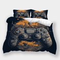 thumbnail image 1 of Bedroom Decor Gamer Handle Printed Quilt Cover Duvet Cover Set Kids Adult Cool Home Textiles,King (90"x104"), 1 of 5