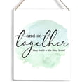 thumbnail image 1 of Bedroom Decor Master Bedroom Decor And So Together They Built A Life They Loved Wooden Hanging Sign Wedding Gift Master Bedroom Wall Decor Engagement Gift for Her Couple Gift 8x10 Inch, 1 of 3