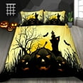 thumbnail image 1 of Bedroom Decoration Comforter Cover Set 3D Pumpkin Printed Home Textiles Happy Halloween Pillowcase,Full (80"x90"), 1 of 6