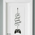 Bedroom Decorations Stickers Bulk EAT SLEEP GAME Home Wall Sticker