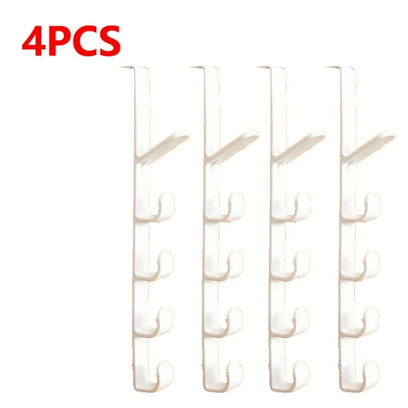 Bedroom Door Hanger Clothes Plastic Portable Home Storage Organization Hooks Hanging Rack Over Door Purse Holder For Bags Rails
