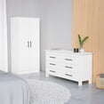 thumbnail image 1 of Bedroom & Dresser In White. Maximize Your Organization 2 - For Daily Use Items. With Practical Drawers, 1 of 3