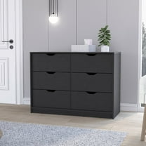 Bedroom Dressers Dresser Curio, Four Drawers, Black Wengue Finish,Chests For Bedroom