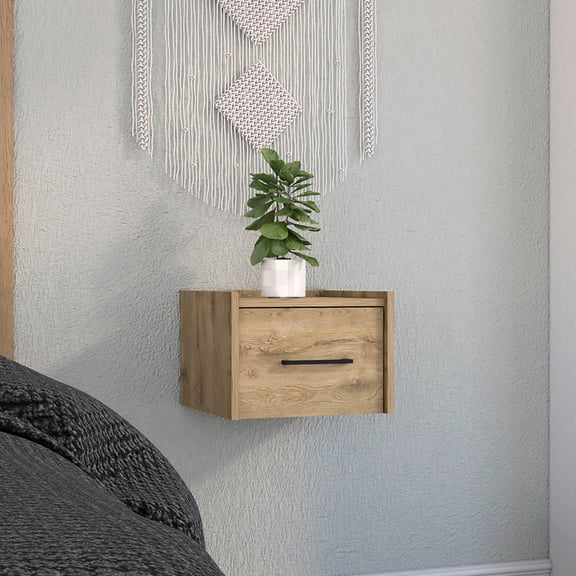 Bedroom End Table - Space Saving, Practical Furniture Space , Multi-purpose Drawer Design