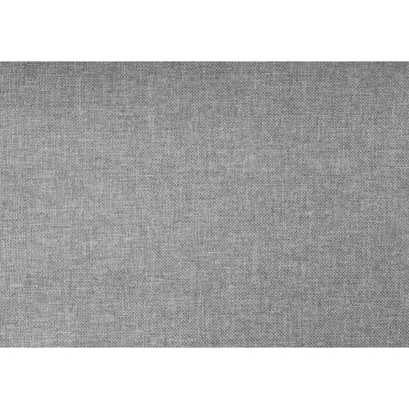 Bedroom Full Size Bed With Upholstered Grey Linen And Trim Look