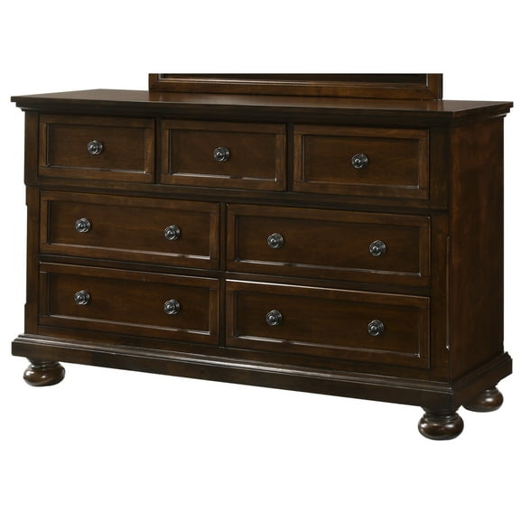 Bedroom Furniture - Cherry Dresser With Assembly Included Attractive And Practical Design