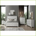 thumbnail image 1 of Bedroom Furniture Set 5PC Modern Full Size Natural | Solid & Manufactured Wood | Double Dressers | Wood, 1 of 18