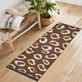 thumbnail image 1 of Bedroom Hallway Indoor Outdoor Mat With Rubber Backing Runner Rug Long Repeating Pattern Design, 1 of 8