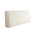 thumbnail image 1 of Bedroom Headboard Bed Soft Stretch Velvet Slipcover Quilted Padded Headboard Protector,47x26x10 inch, 1 of 7