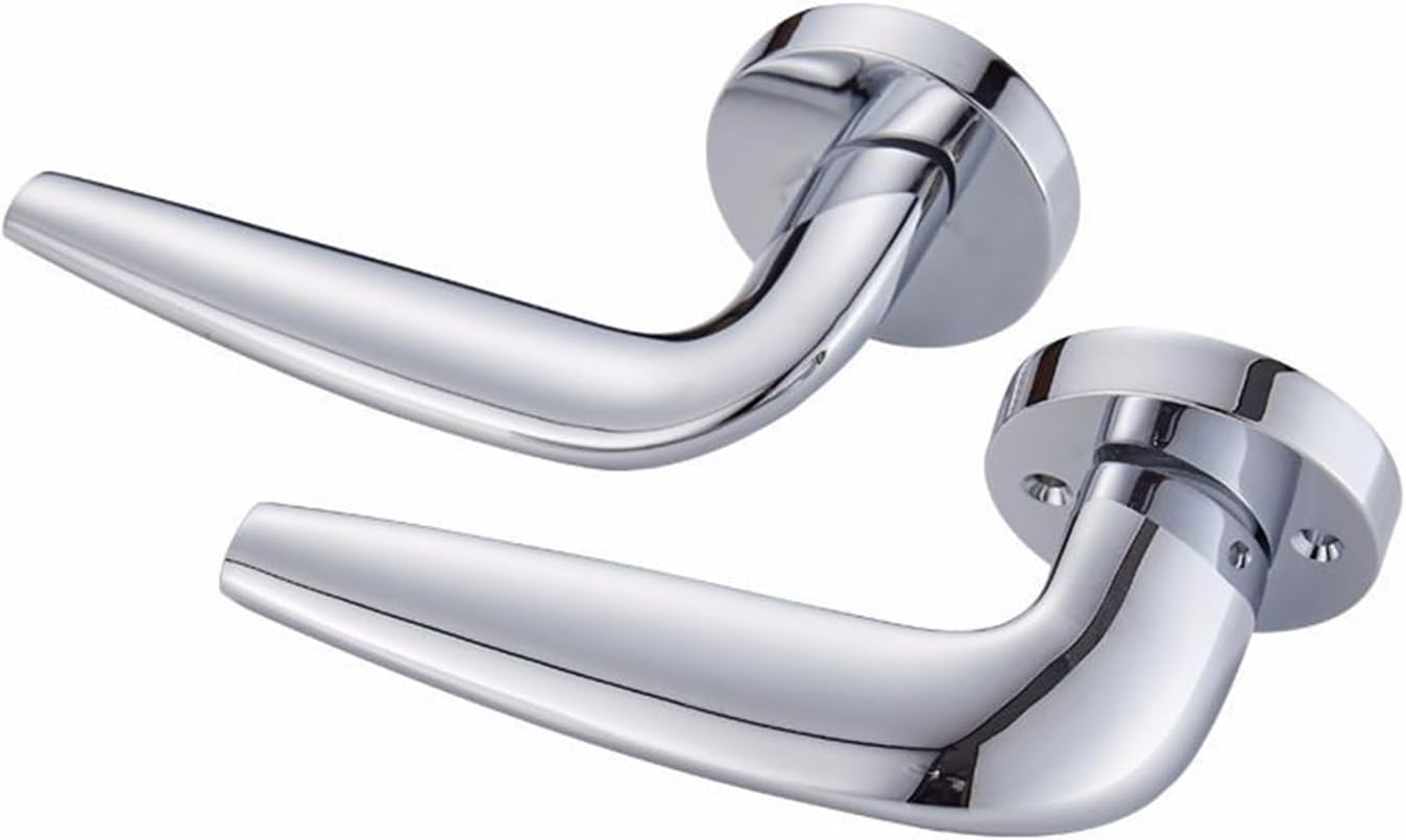 Bedroom Interior Door Lock zinc Alloy Handle Lock Black Split Silent ...