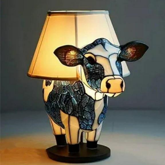 Bedroom LED Night Light, Cute Animal Statue Desk Decor Lamp, Unique Birthday Gifts for Boys and Girls