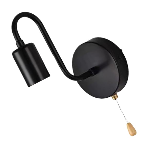 Bedroom LED Wall Lamp Pull Chain Wall Sconce Light with Switches Background Light Bedroom Bedside Lamp Enduring
