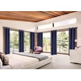 thumbnail image 1 of Bedroom / Living Room Blackout Adam Navy Color 108" Long Window Curtain Thermal Drapes Home Décor set of 2 Panels, 1 of 3