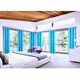 thumbnail image 1 of Bedroom / Living Room Blackout Adam Turquoise Color 108" Long Window Curtain Thermal Drapes Home Décor set of 2 Panels, 1 of 3