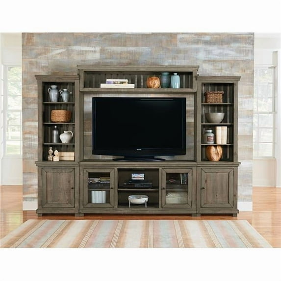 Bedroom Media Chest, Weathered Gray