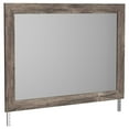 thumbnail image 1 of Bedroom Mirror with Replicated Grain Details Rustic Gray - Saltoro Sherpi, 1 of 5