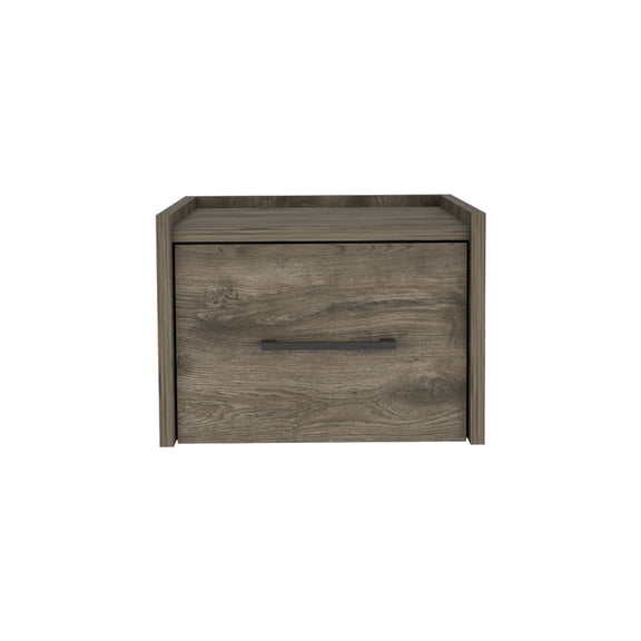 Bedroom Nightstand, Dark Brown - Practical And Stylish Storage Floating Nightstand In Versatile For Needs