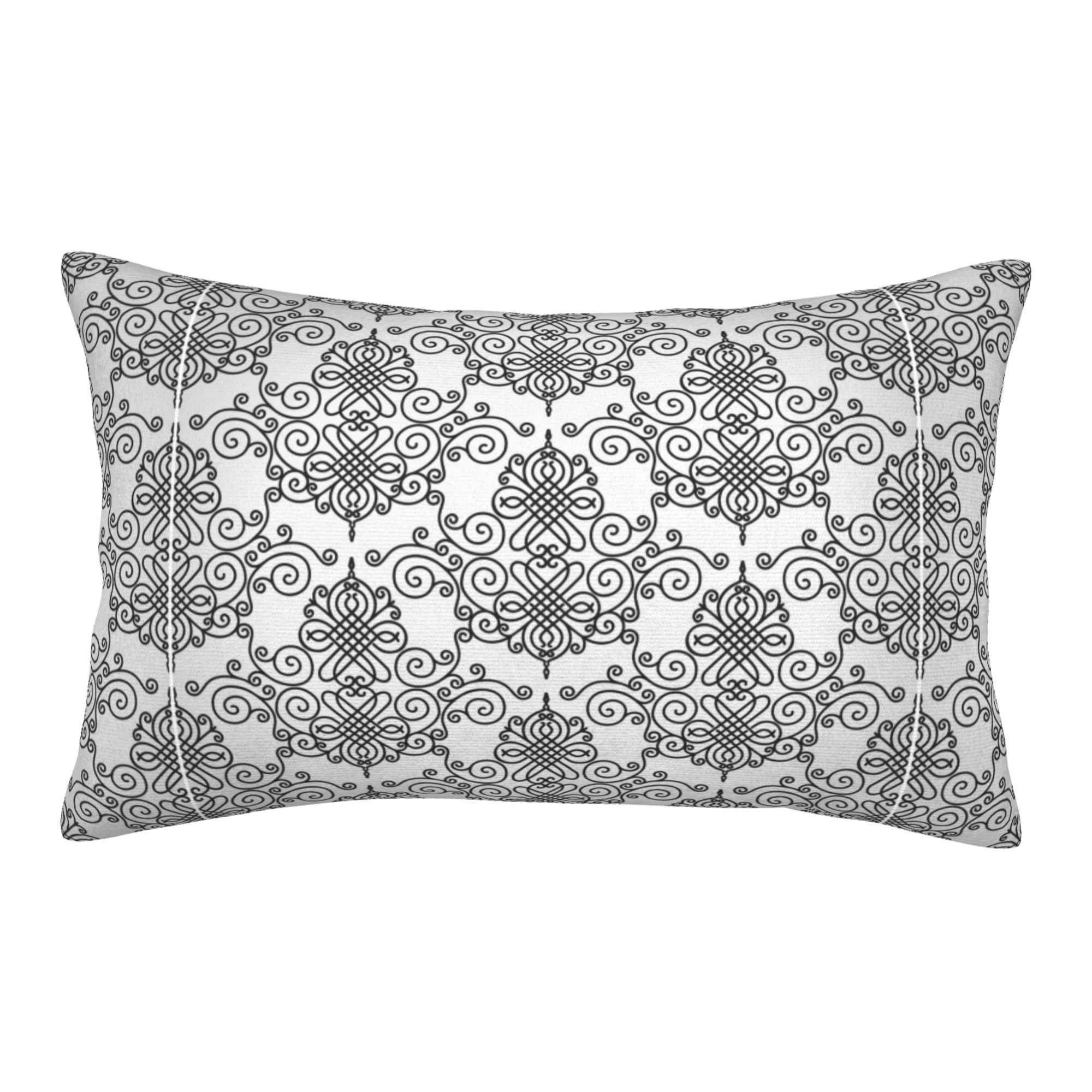 Bedroom Outdoor Decorations Rectangle Two Sides Printed Flower Pattern