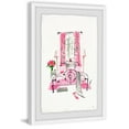 thumbnail image 1 of Bedroom Pink Framed Painting Print, 1 of 6