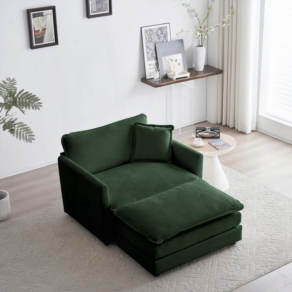 Modern Simple Fabric Three Person Sofa 220cm Waterproof and Anti Staining