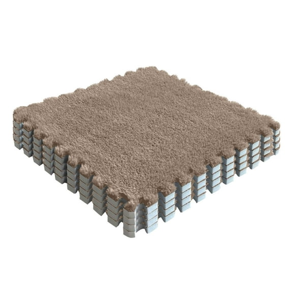 Bedroom Room Bedside Plush Blanket Home Living Room 1cm Thick Suede Foam Splicing Grounding Mat