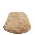 thumbnail image 1 of Bedroom Rugs Cozival Shaggy Plush Runner Rug for Entryway And Bedside, Non-Slip Oval Floor Mat for Indoor Use in Living Room Or Bedroom, Soft Accent Decor for Hard Floors, 40X60Cm, Plush Rug, B, 1 of 7
