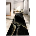 thumbnail image 1 of Bedroom Rugs, Gold Marble Rugs, Car Mat Rug, Modern Rugs, Thin Rug, Marble Rugs, Black and Gold Marble Rug, Decorative Rugs, Living Room Rug, 2'x3' - 60x90 cm, 1 of 7