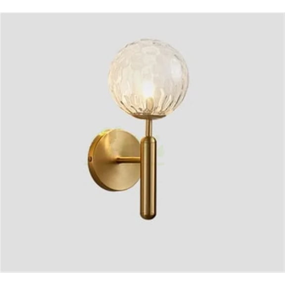 Bedroom Study Living Room Bedside Bathroom Decorative Wall Lights Scandinavian Modern Simple Glass Ball Wall Lights
