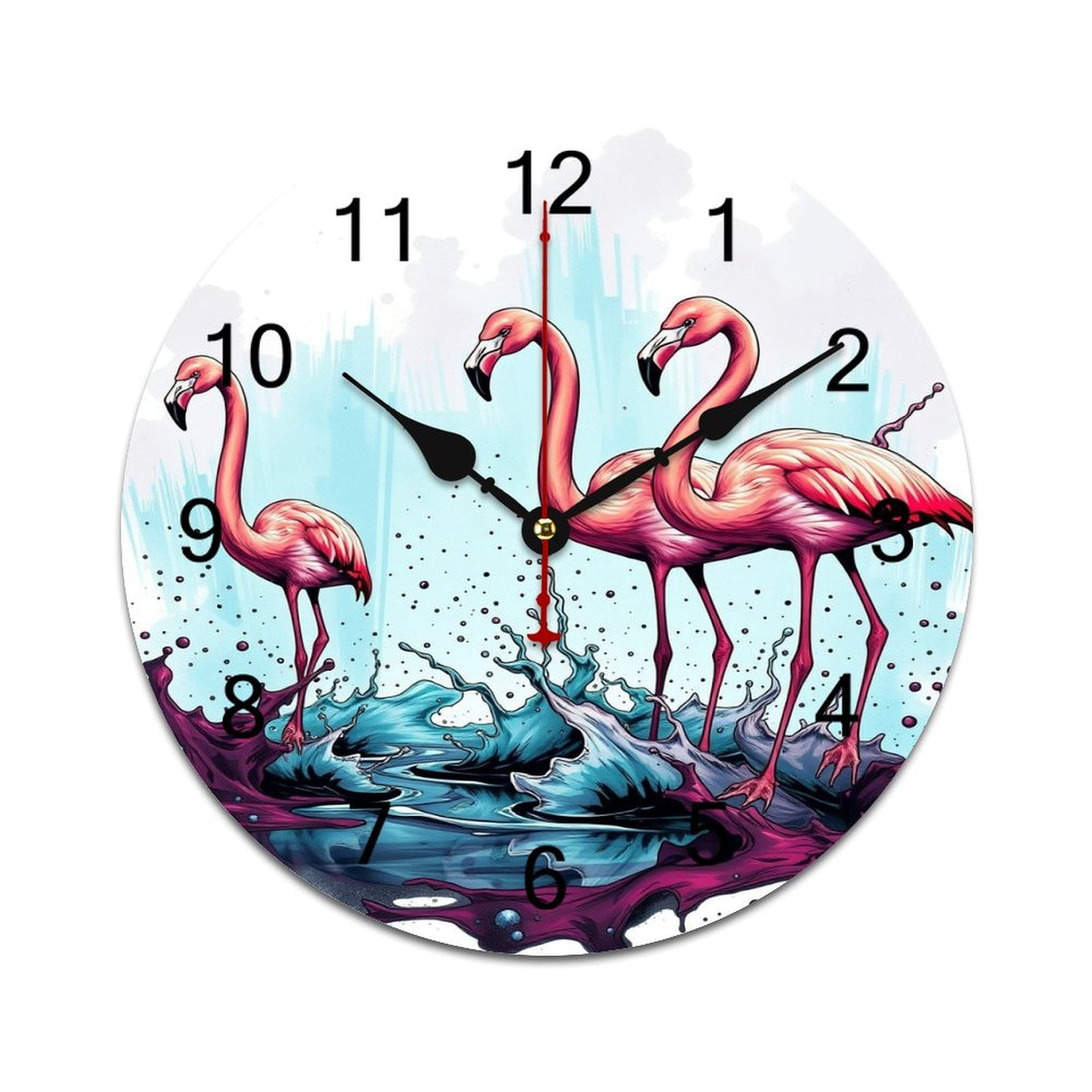 Bedroom Wall Clocks Flamingo Living Room Clocks Ornaments Living Room