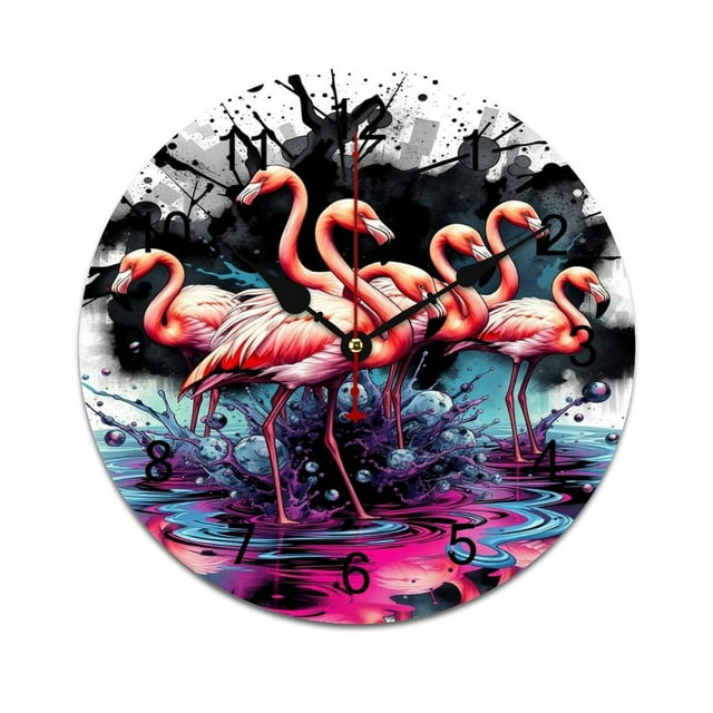 Bedroom Wall Clocks Flamingo Living Room Clocks Ornaments Living Room