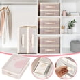 thumbnail image 1 of Bedroom Wardrobe Storage Bag, Under Bed Drawer Storage Box for Sheets and Blankets, Transparent with Handle, 1 of 6