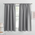 Bedroom Window Curtains Blackout Curtains and Drapes Rod Pocket Top