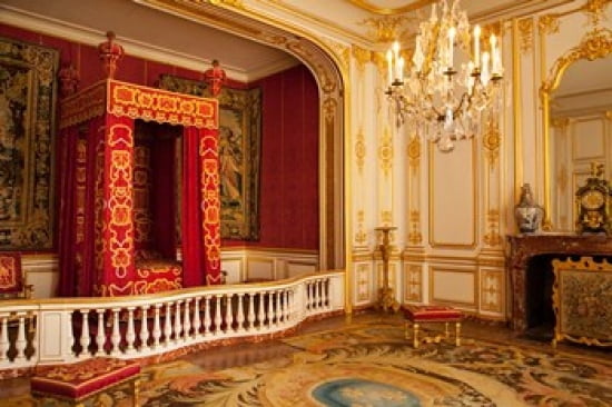 Bedroom of King Louis XIV Canvas Art - Brian Jannsen DanitaDelimont (28 x 19)