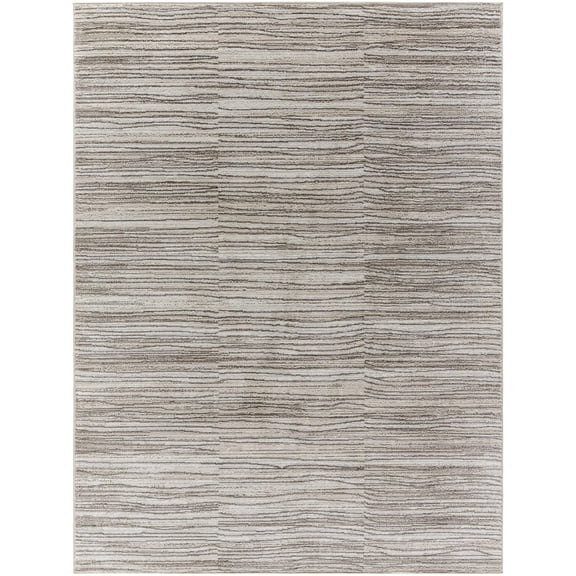 Bedros Contemporary Area Rug - Peach, Ivory, Light Brown - 18" x 18" Sample